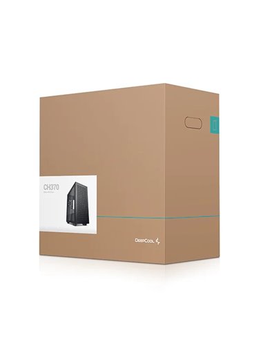 Carcasa DEEPCOOL CH370 / w/oPSU / Side-Window / 1x120mm / ATX / Black