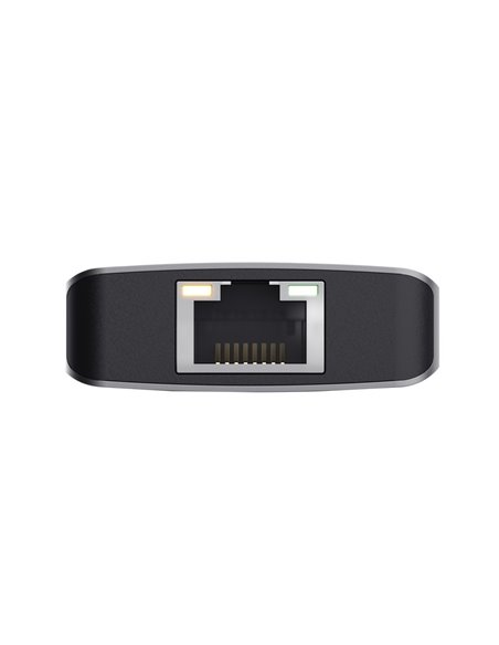 Многопортовый Адаптер Trust Dalyx/ USB-C/ 2xUSB-A/ 2xUSB-C/ HDMI/ RJ45/ SD