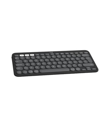 Tastatura Wireless Logitech Pebble Keys2 K380s / Bluetooth / Graphite