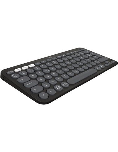Беспроводная Клавиатура Logitech Pebble Keys2 K380s / Bluetooth / Graphite
