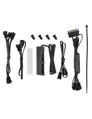 Cooler pentru carcase DEEPCOOL ”CF120-3IN1” / 3 x A-RGB LED 120mm / Black