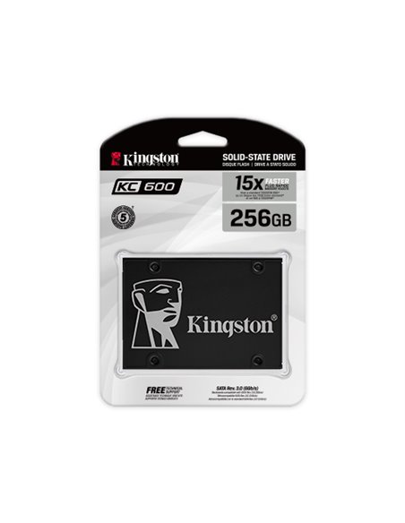 SSD 2.5” Kingston KC600 256GB (SKC600/256G)