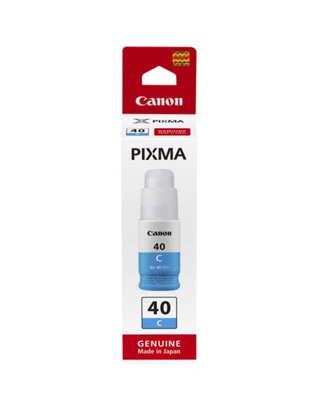 Ink Bottle Canon INK GI-40 C (3400C001), Cyan, 70ml for Canon Pixma G6040/ G5040/ GM7040, 7700 p.
