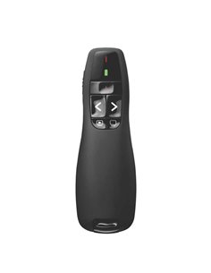 Presenter Logitech Wireless R400, Red laser pointer, Intuitive slideshow controls , Up to 15-meter range, Battery indicator