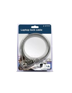 Gembird LK-CL-01 Cable lock for notebooks (4-digit combination), 4 mm steel cable