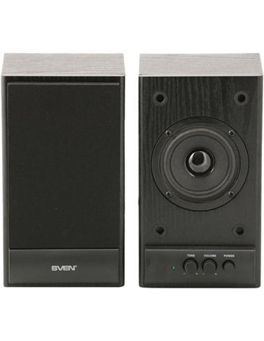 Компьютерные колонки 2.0 SVEN SPS-607, Чёрный