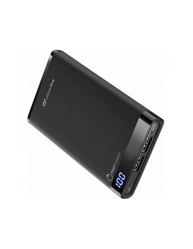 Портативное зарядное устройство Cellularline FreePower MANTA 8000 Wireless, 8мА·ч, Чёрный