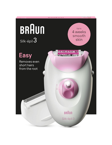 Epilator Braun SE3031, Alb