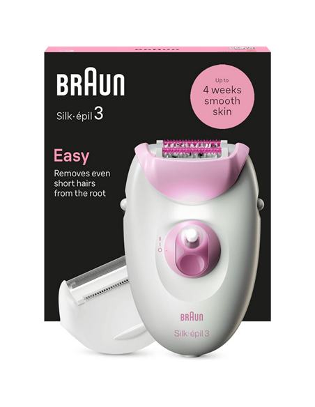 Epilator Braun SE3031, Alb
