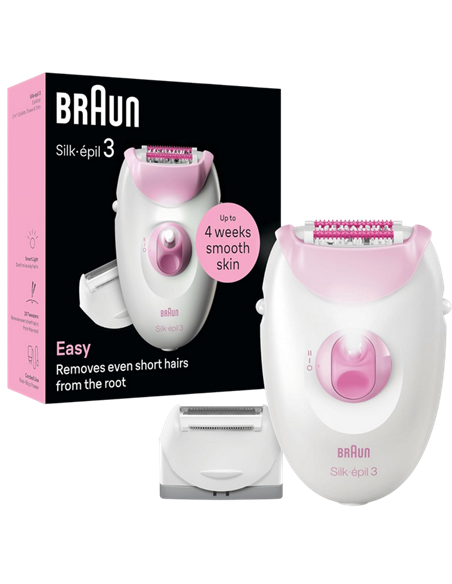 Epilator Braun SE3031, Alb