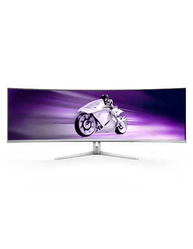 49" Monitor Gaming Philips 49M2C8900, QD OLED 5120x1440 Dual QHD, Alb