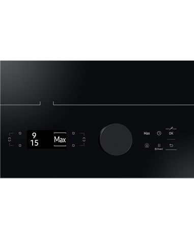 Plită cu inducție Samsung NZ64B7799FK/WT, Negru