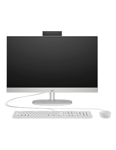 Computer All-in-One HP 24-cr0075ci, 24", Intel Core i3-1315U, 8GB/512GB, FreeDOS, Shell White