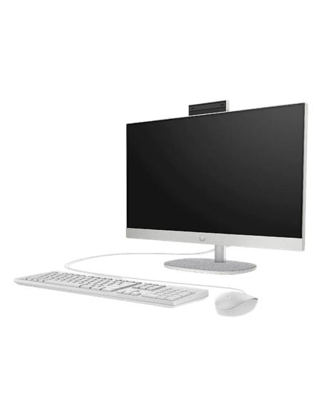 Computer All-in-One HP 24-cr0075ci, 24", Intel Core i3-1315U, 8GB/512GB, FreeDOS, Shell White