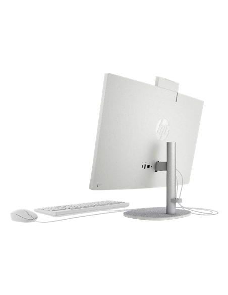 Computer All-in-One HP 24-cr0075ci, 24", Intel Core i3-1315U, 8GB/512GB, FreeDOS, Shell White