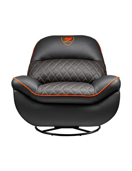 Scaun Gaming Cougar Overlord, PU Piele, Negru | Portocaliu