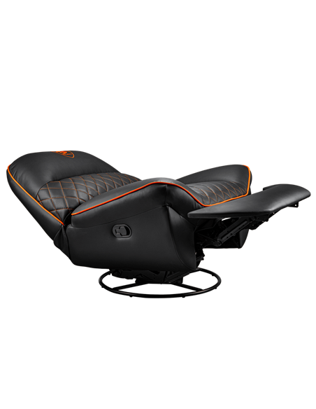 Scaun Gaming Cougar Overlord, PU Piele, Negru | Portocaliu