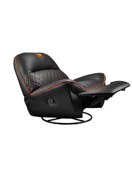 Scaun Gaming Cougar Overlord, PU Piele, Negru | Portocaliu