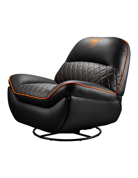 Scaun Gaming Cougar Overlord, PU Piele, Negru | Portocaliu