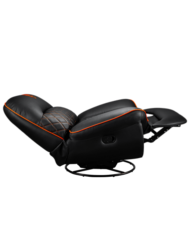 Scaun Gaming Cougar Overlord, PU Piele, Negru | Portocaliu