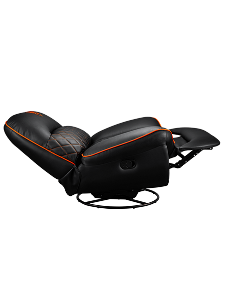 Scaun Gaming Cougar Overlord, PU Piele, Negru | Portocaliu