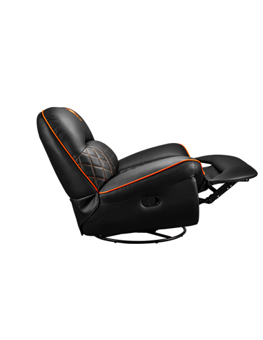 Scaun Gaming Cougar Overlord, PU Piele, Negru | Portocaliu