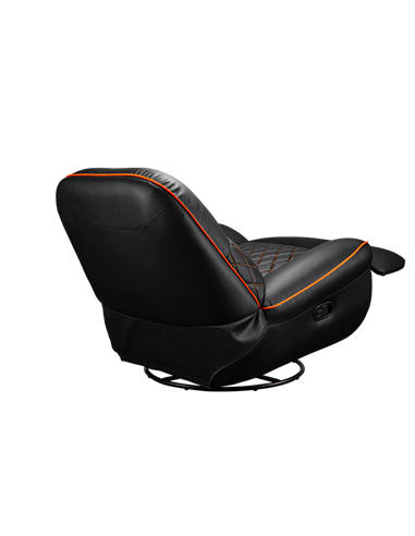 Scaun Gaming Cougar Overlord, PU Piele, Negru | Portocaliu
