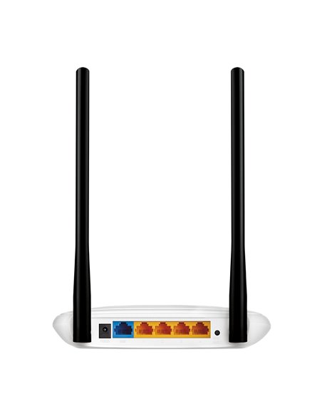 Wi-Fi роутер TP-LINK TL-WR841N / N300 / Wi-Fi4 / 1 WAN + 4 LAN / 2 fixed antennas