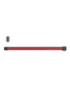 DEEPCOOL ”EC300-CPU8P-RD”, RED, Extension cable 8 (4+4)-pin ATX, 18AWG fiber wire and a high-quality terminal, wire length 300mm 2