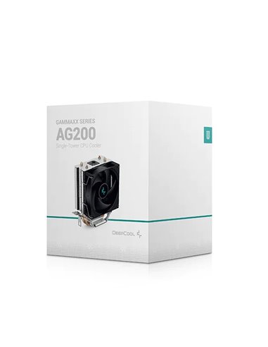 Cooler DEEPCOOL AG200 / Universal / 100W / 500~3050rpm, <30.5 dB(A)/ 36.75 CFM / Black