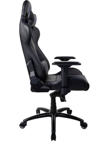Игровое кресло AROZZI Verona Signature PU / 120-130kg / 165-190cm / Black/Blue logo