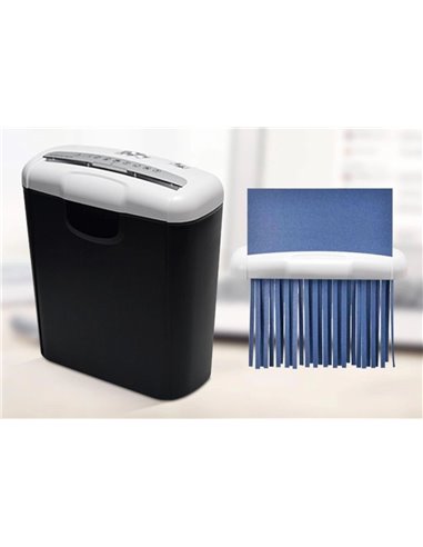 Шредер Qsmile P5 S610/ P-2/ 6 sheets 80g/m / 10L/ Grey