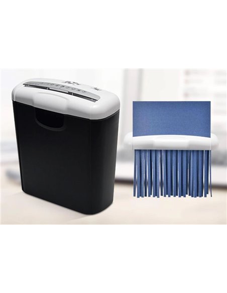 Shredder Qsmile P5 S610/ P-2/ 6 sheets 80g/m / 10L/ Grey