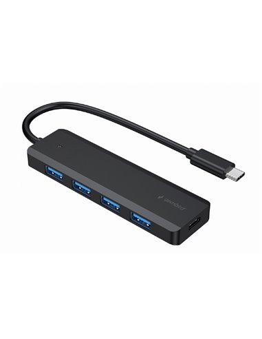 USB Type-C Hub Gembird UHB-CM-U3P4P-01 / 4 x USB 3.1