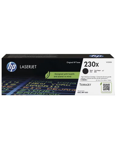HP 230A Black Toner 2,000 pages for HP Color LaserJet Pro 4203dn, HP Color LaserJet Pro 4203dw, HP LaserJet Pro MFP 4303dw, ...
