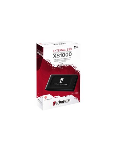 Портативный накопитель SSD Kingston XS1000, 2ТБ, USB 3.2 Gen 2