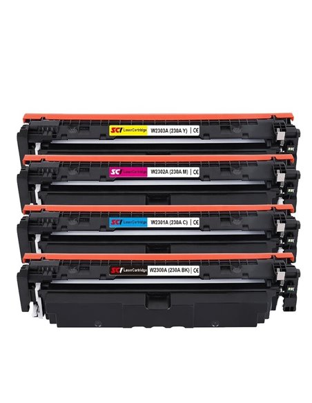 HP 230A Cyan Toner 1,800 pages for HP Color LaserJet Pro 4203dn, HP Color LaserJet Pro 4203dw, HP LaserJet Pro MFP 4303dw, H...