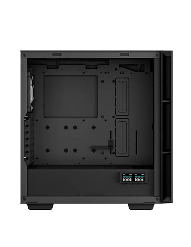 Carcasa DEEPCOOL CH560 DIGITAL / w/oPSU / Side-Window / Digital screen / 4x120mm ARG / ATX / Black