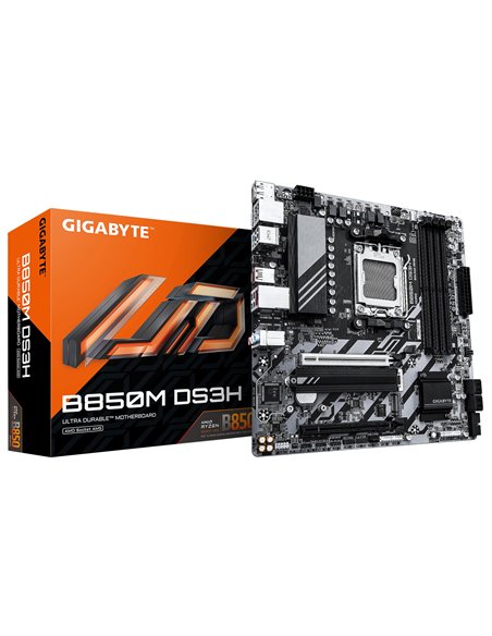 Placa de baza GIGABYTE B850M DS3H/ AM5 / B850 / DDR5 / mATX