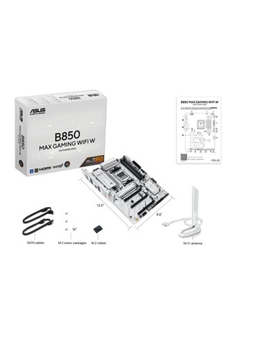 Материнская плата ASUS B850 MAX GAMING WIFI W/ AM5 / B850 / DDR5 / ATX