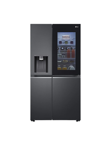 Холодильник LG GSXV91MCAE, InstaView Door-in-Door™, Чёрный