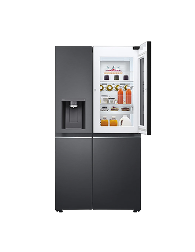 Холодильник LG GSXV91MCAE, InstaView Door-in-Door™, Чёрный