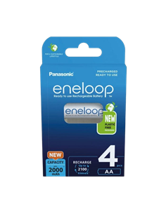 Аккумуляторы Panasonic BK-3MCDE/4CP, AA, 2000мА·ч, 4шт.