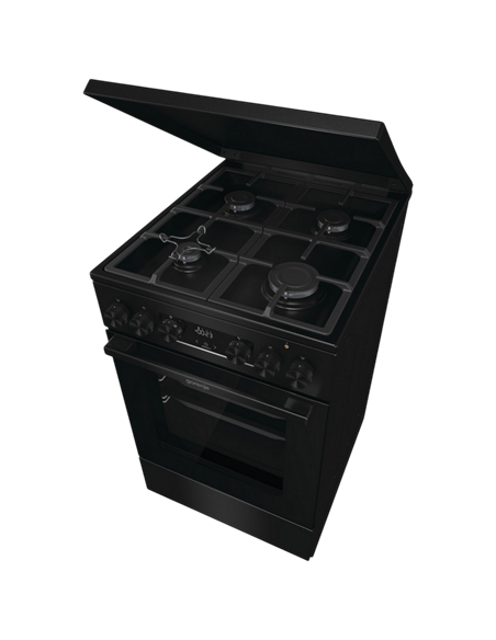 Aragaz Mixt Gorenje GK5C42BF, Negru Aragaz Mixt Gorenje GK5C42BF, Negru