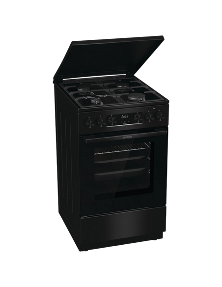 Aragaz Mixt Gorenje GK5C42BF, Negru Aragaz Mixt Gorenje GK5C42BF, Negru