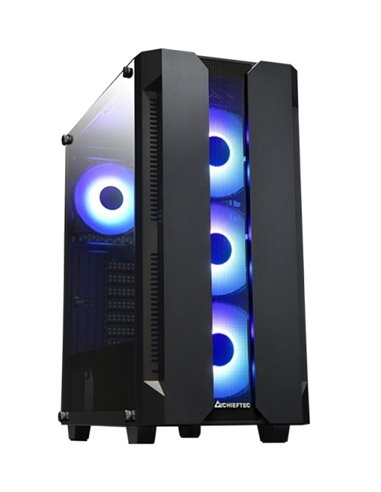 Компьютерный корпус Chieftec GS-01B-OP, Midi-Tower, ATX, Чёрный