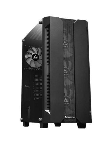 Компьютерный корпус Chieftec GS-01B-OP, Midi-Tower, ATX, Чёрный