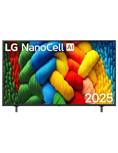 55" Nanocell SMART Телевизор LG 55NANO81A6A, 3840x2160 4K UHD, webOS, Черный