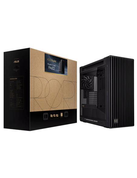 Компьютерный корпус ASUS ProArt PA602, Midi-Tower, Без блока питания, Чёрный