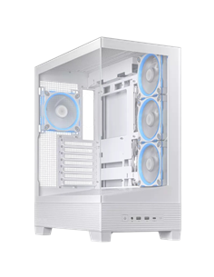 Carcasă PC ASUS A31 PLUS TG ARGB, Midi-Tower, Alb